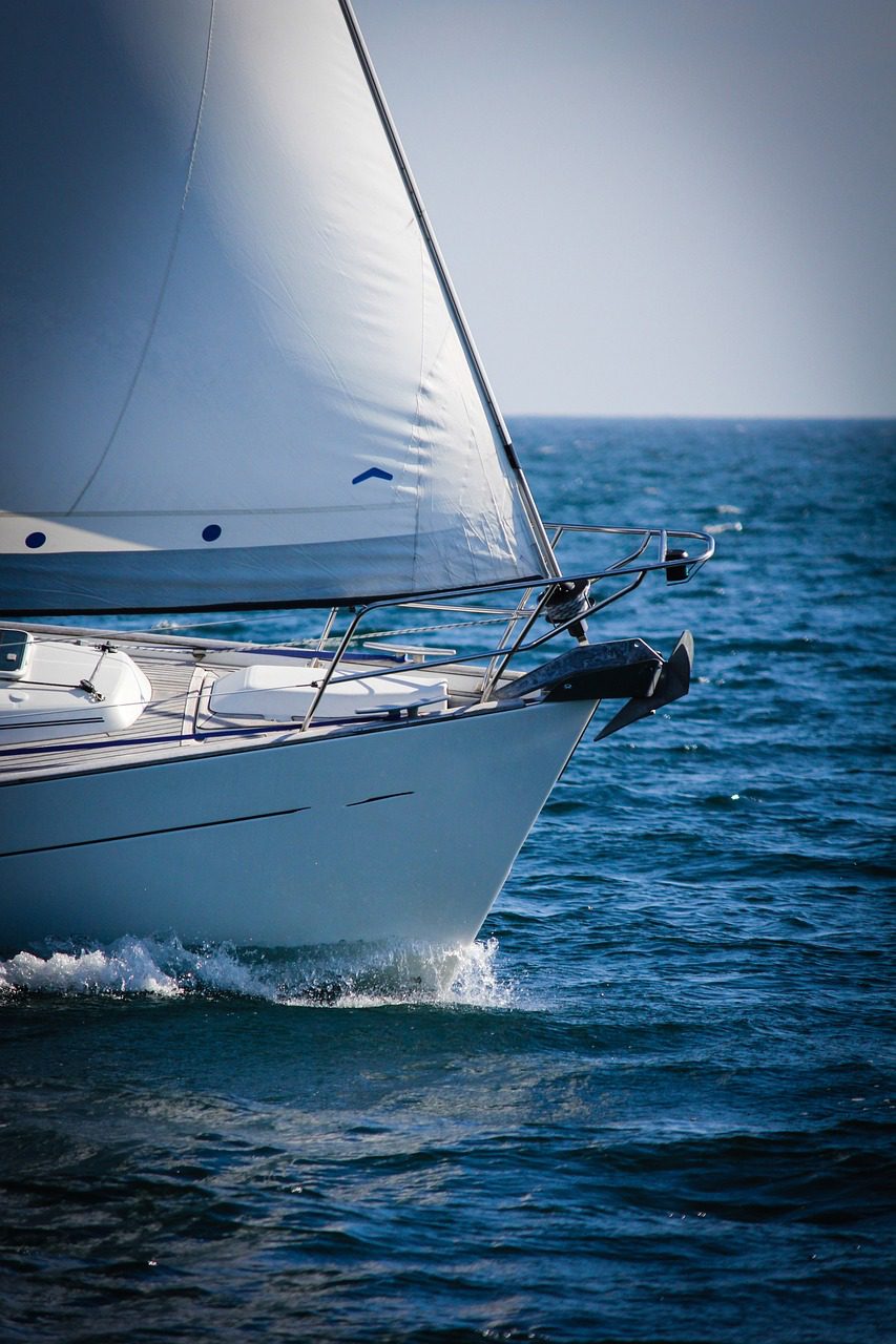 yacht, sailing, nature, sea, boat, sail, water, ocean, ship, vacation, sailboat, summer, nautical, yachting, sport, marine, vessel, transport, blue sports